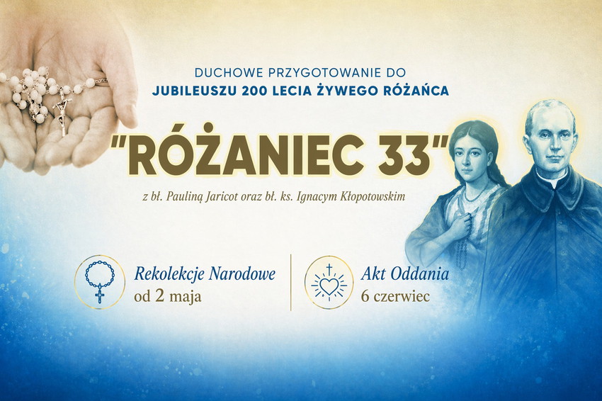 Baner Rekolekcje Różaniec33 duchowe przygotowanie