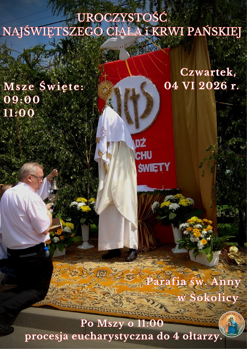 Boże Ciało 2026 r A