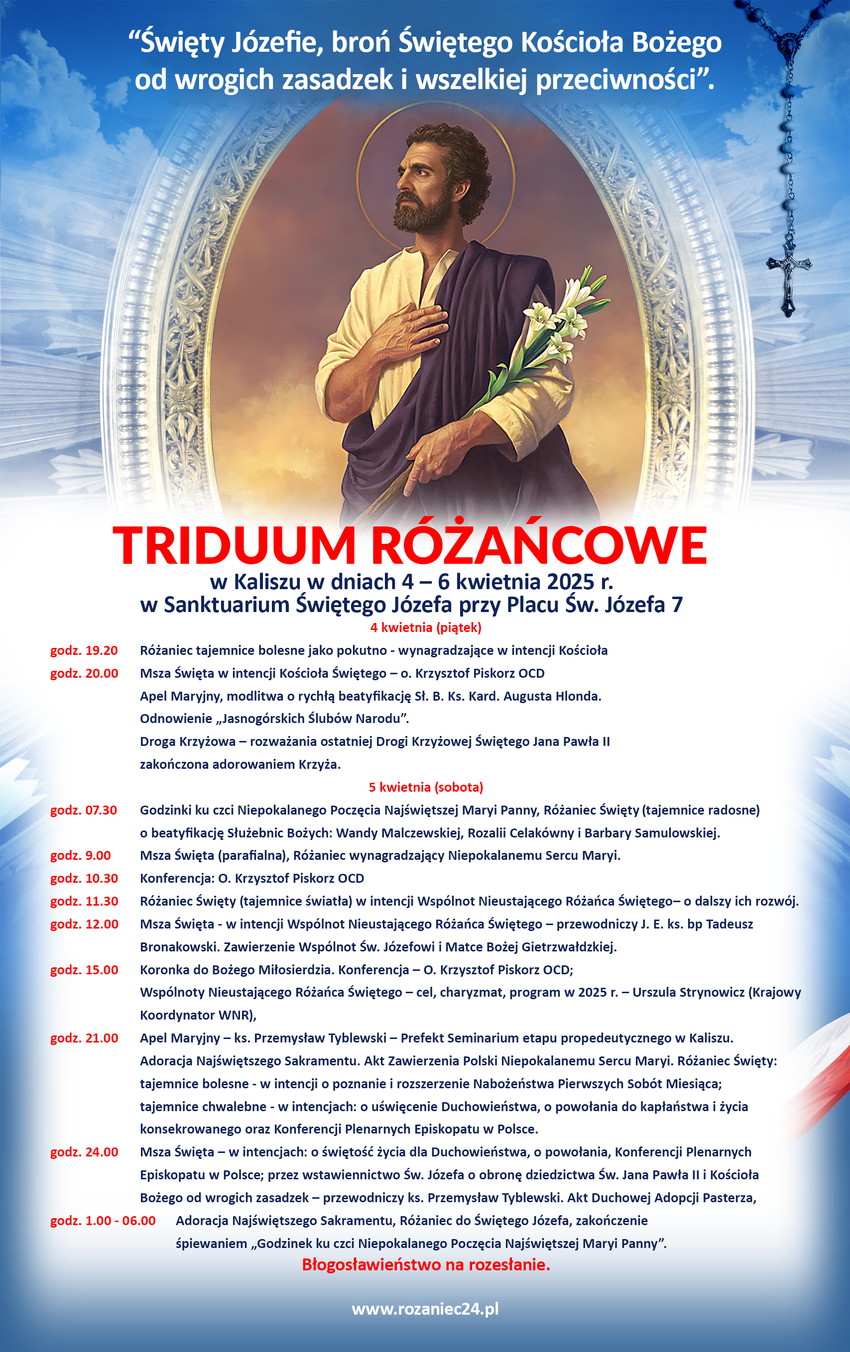 Plakat Triduum Kalisz