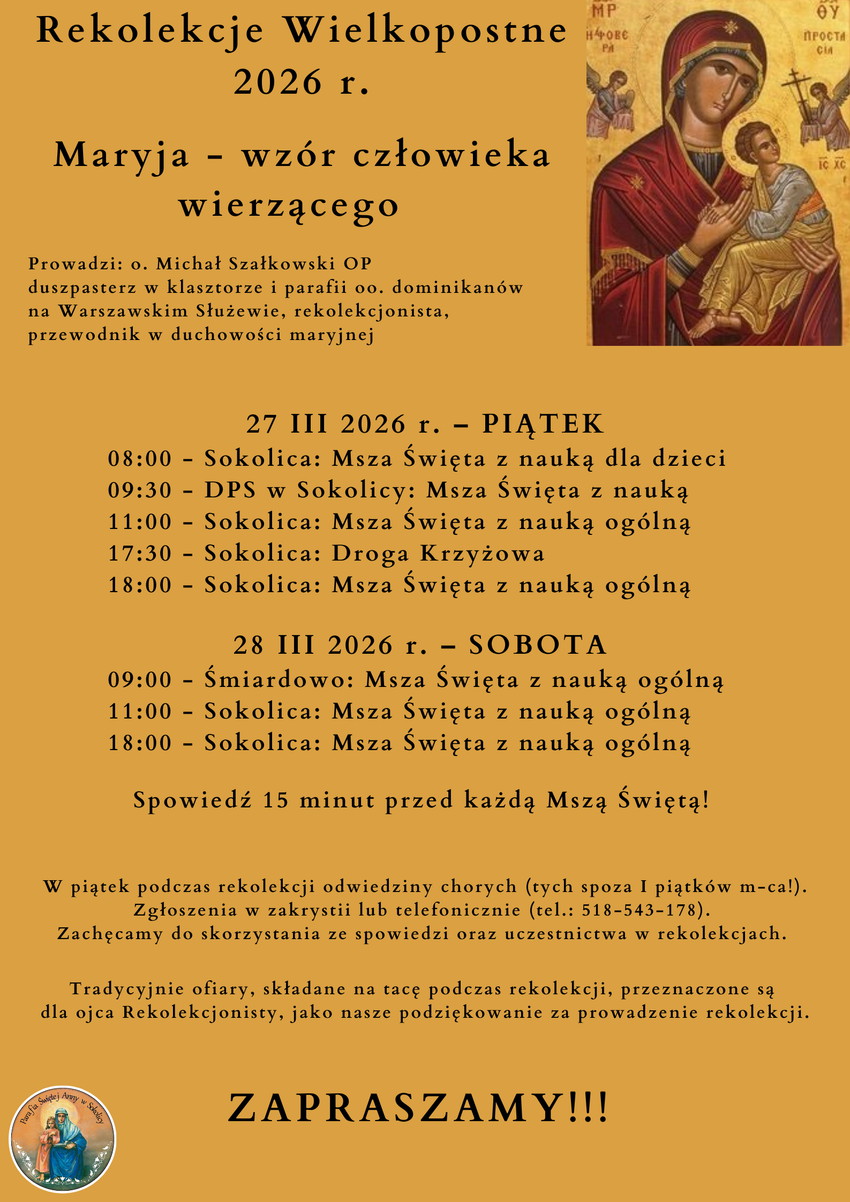 Rekolekcje WP 26 r. 