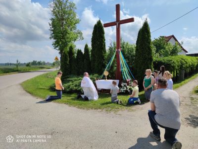 Objazd parafii z Najświętszym Sakramentem - Boże Ciało 2020 r. 