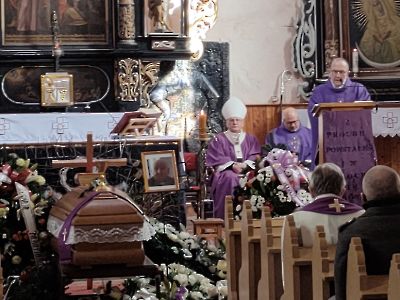 Pożegnanie śp. ks. Gerarda Łążyńskiego