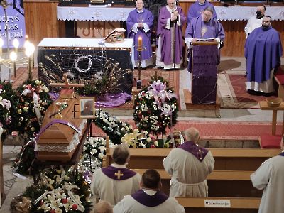 Pożegnanie śp. ks. Gerarda Łążyńskiego
