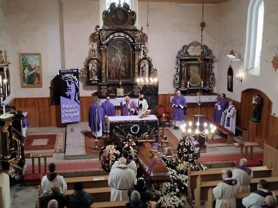 Pożegnanie śp. ks. Gerarda Łążyńskiego